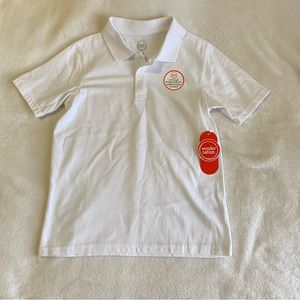 Kids White Collared Shirt Size 6 to 7